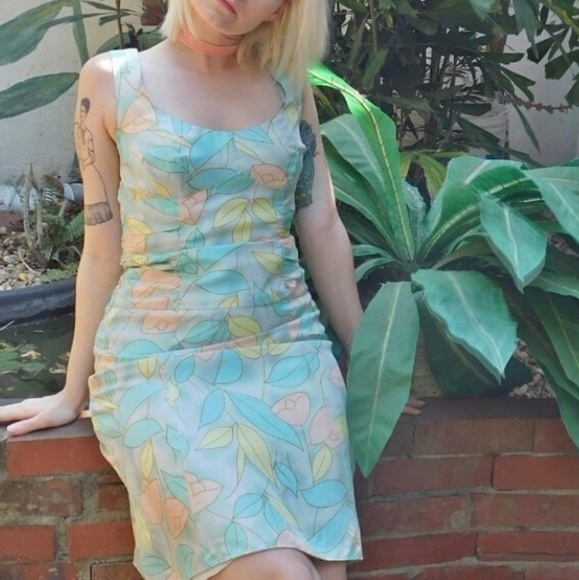 9s Nanette Lapore Pastel Floral Dress 